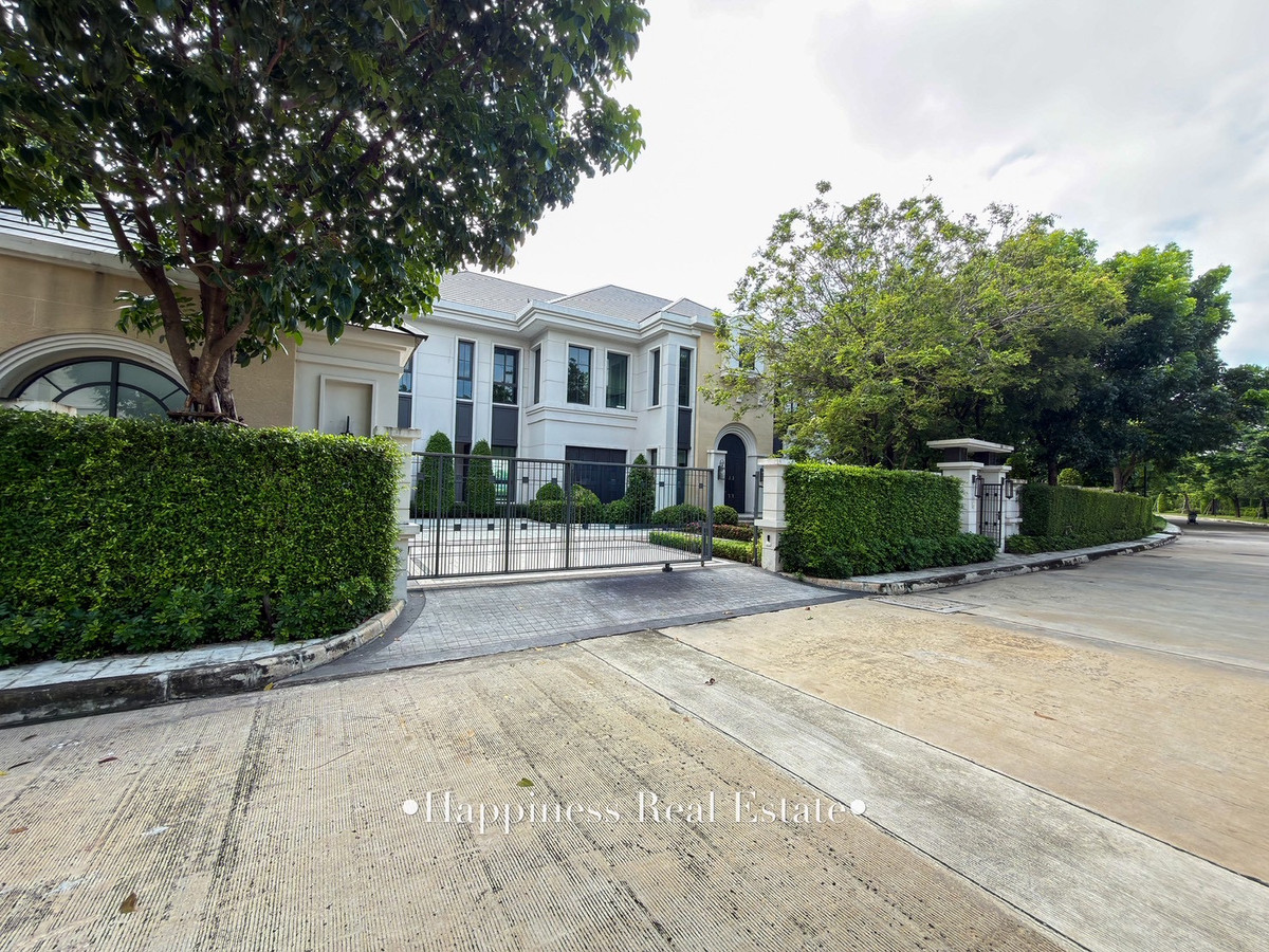 For SaleHouseChaengwatana, Muangthong : ✨🔥 Rare Item Super Luxury detached house, lake view, largest type #Chaengwattana