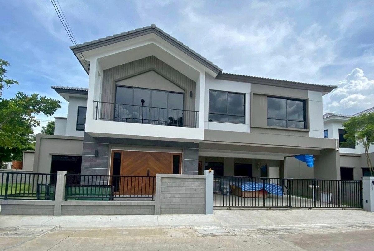 ขายบ้านเลียบทางด่วนรามอินทรา : 🔥 บ้านเดี่ยวหลังใหญ่ พื้นที่เยอะ #คาซ่าวิลล์วงแหวนจตุโชติ 