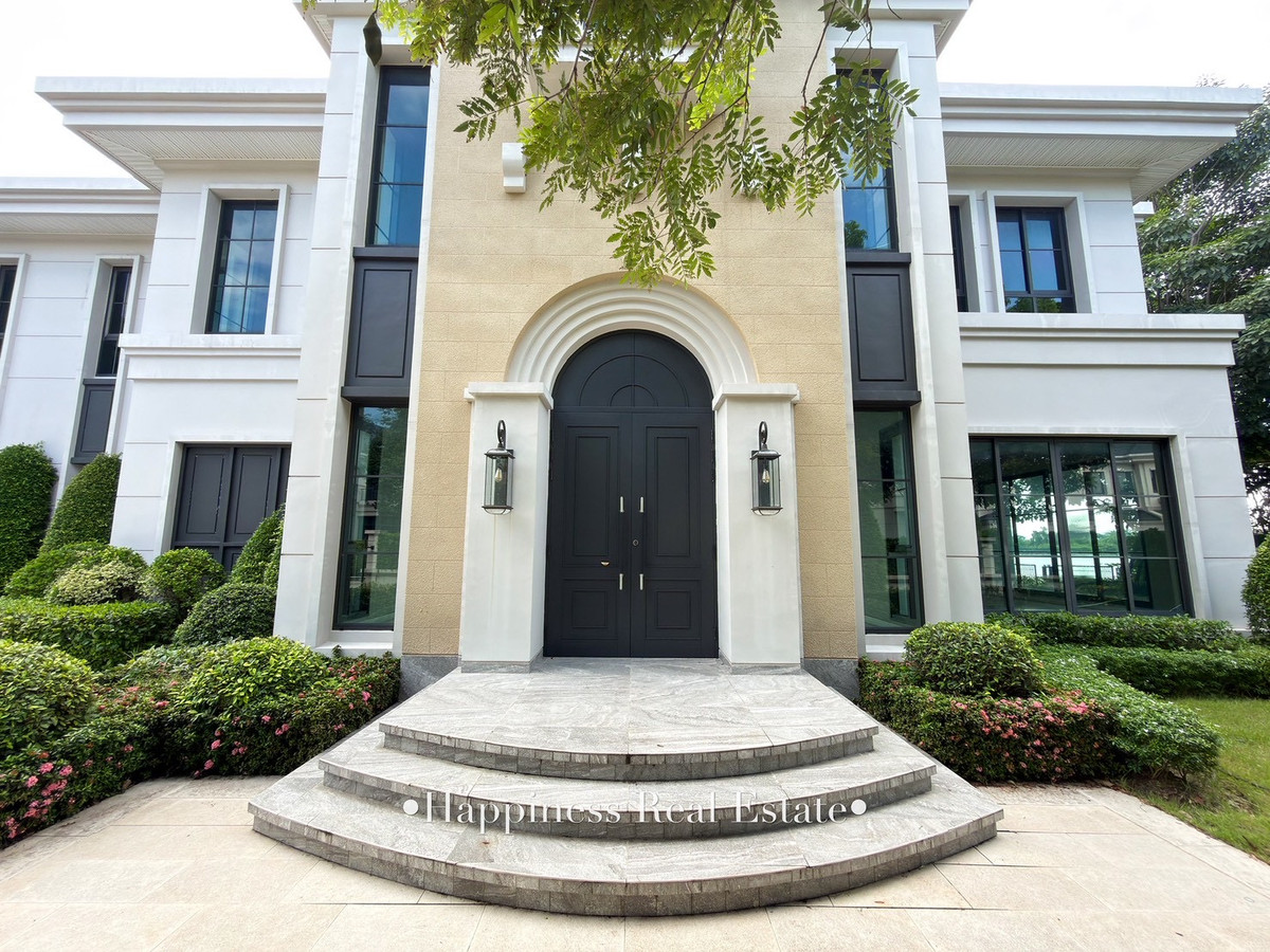 For SaleHouseChaengwatana, Muangthong : ✨🔥 Rare Item Super Luxury detached house, lake view, largest type #Chaengwattana