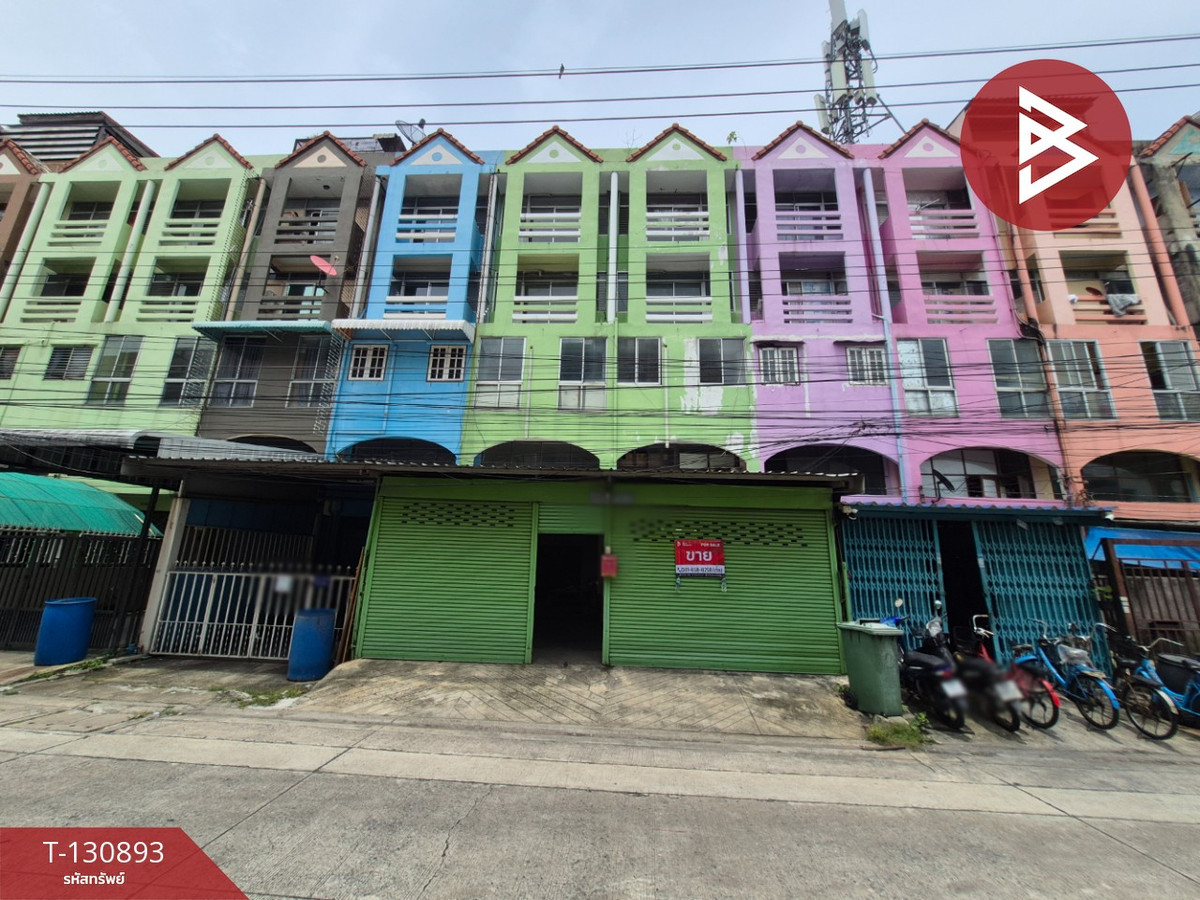 For SaleShop HouseSamut Prakan,Samrong : Commercial building for sale Soi Sribunruang 2, area 50.8 sq m, Thepharak, Samut Prakan