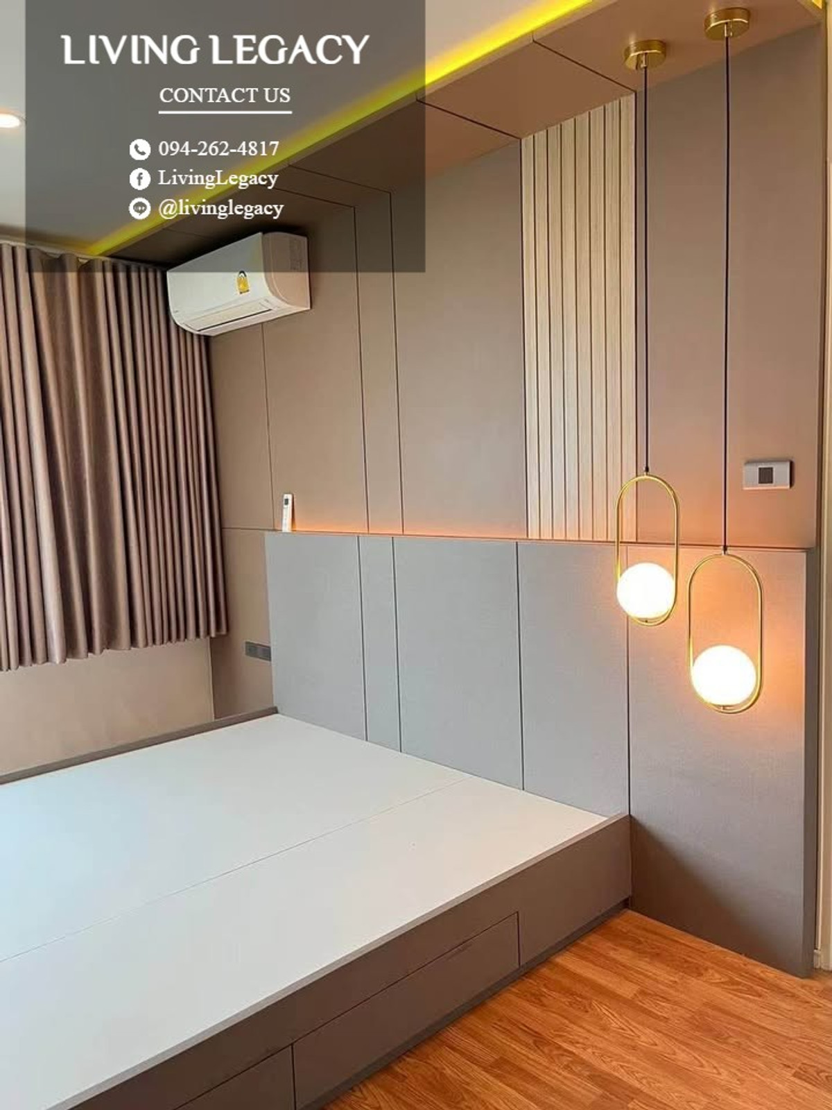 ให้เช่าคอนโดพัฒนาการ ศรีนครินทร์ : T7K8IX ให้เช่าคอนโด Lumpini Ville Phatanakan - Srinakarin 31.5 ตร.ม. ชั้น 21 line id : @livinglegacy