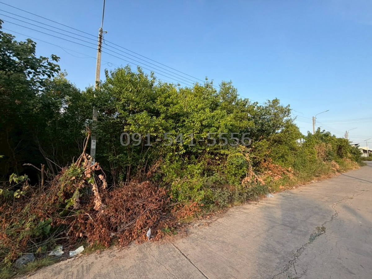 For SaleLandBangna, Bearing, Lasalle : Land for sale at Pracha Uthit 90, Soi Yim Yam, land size 3 rai, beautiful plot shape, near a square, next to the road on 3 sides, yellow city plan.