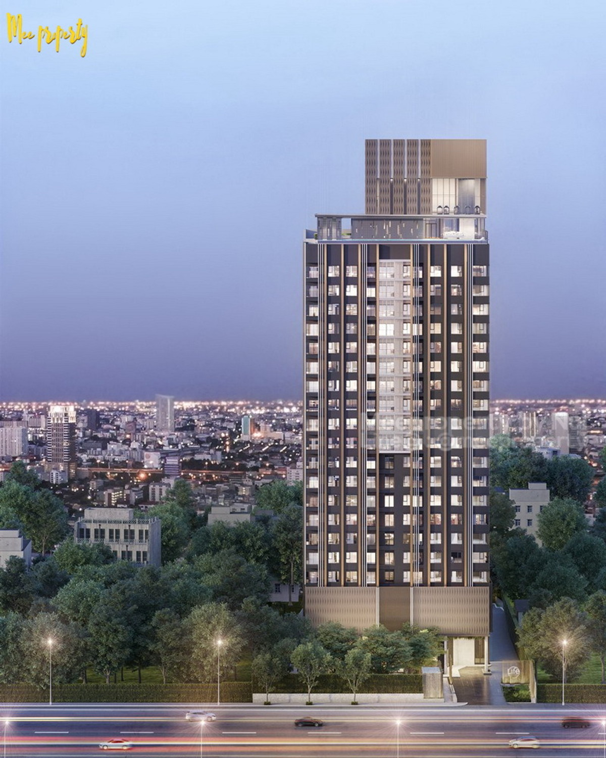 For SaleCondoSukhumvit, Asoke, Thonglor : For sale with tenant / Life Condo Sukhumvit 62 Project Life Sukhumvit 62 Condo, area size 25 sq m. ME-165