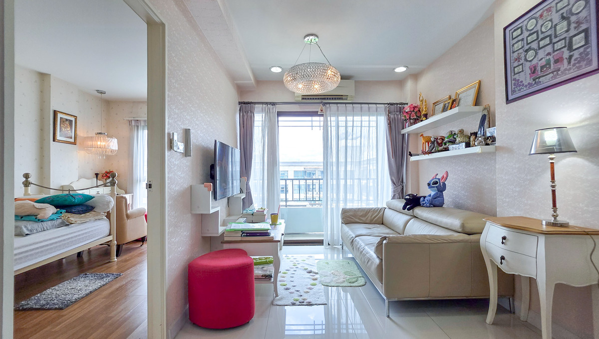 For SaleCondoChaengwatana, Muangthong : Condo for sale, Summer Garden Chaengwattana 21, opposite Central Chaengwattana.