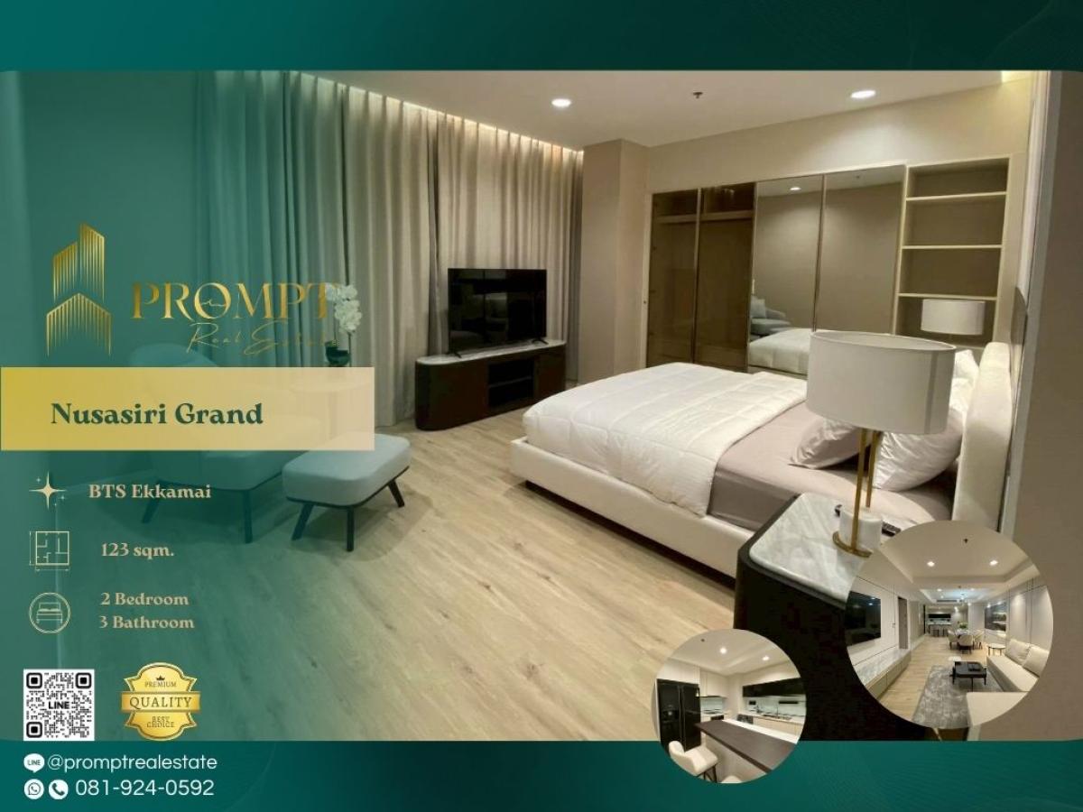 For RentCondoSukhumvit, Asoke, Thonglor : MN04983 - Nusasiri Grand :  ณุศาศิริ แกรนด์ - #Ekkamai #BtsEkkamai #Sukhumvit

Prime Sukhumvit–Ekkamai location with direct access to BTS and top lifestyle hubs—ideal for upscale, convenient, and highly connected urban living.
(位于素坤逸–艾卡迈核心地段，直连轻轨站，周边生活方式丰