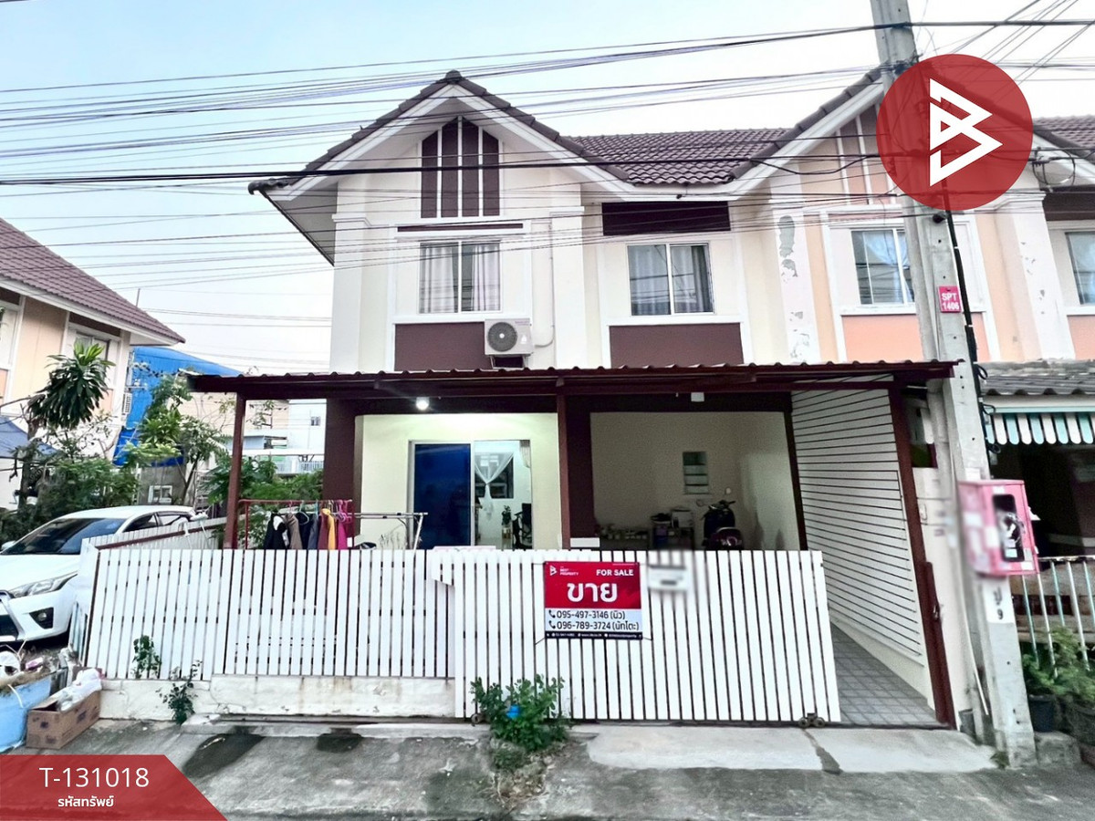 For SaleTownhomeSamut Prakan,Samrong : Townhouse for sale Pruksa Village 28/1 Bang Pu-Phraeksa Industrial Estate, Samut Prakan