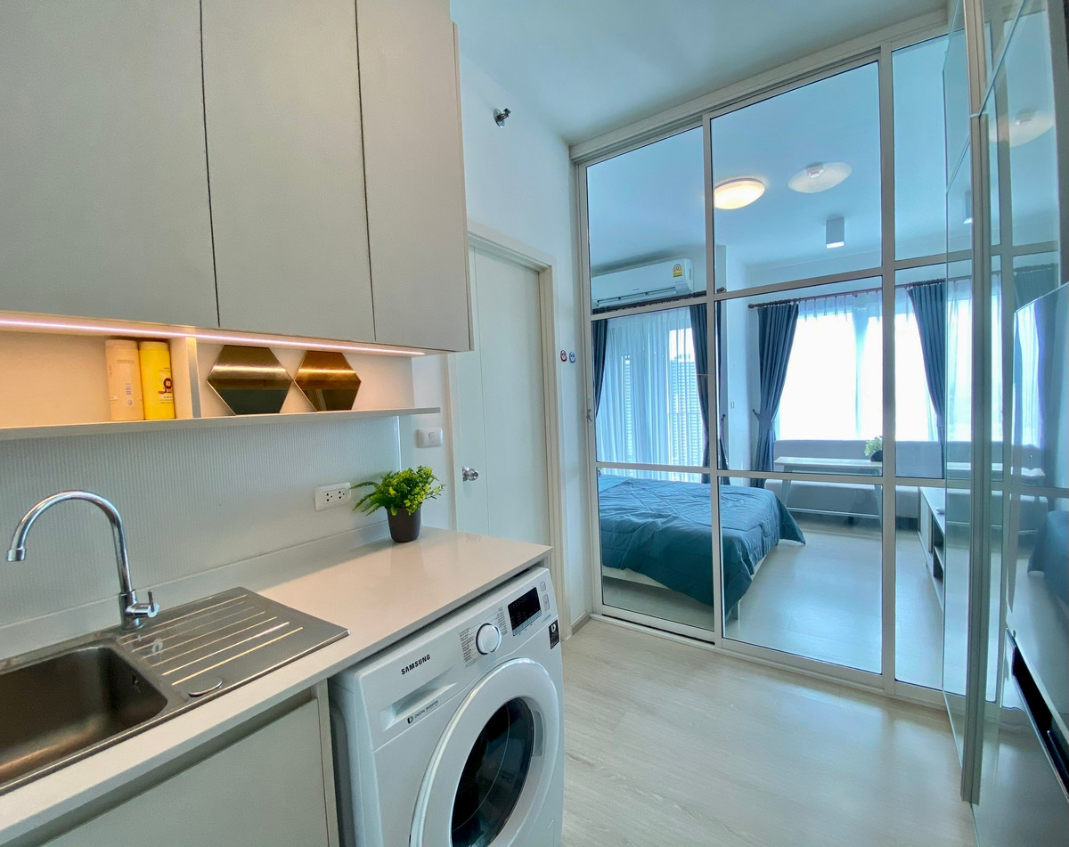 ให้เช่าคอนโดรัชดา ห้วยขวาง : ให้เช่า Chapter One Eco Ratchada–Huai Khwang คอนโดทำเลเมือง ใกล้รถไฟฟ้า ห้องชั้นสูง วิวเปิดโล่ง พร้อมเข้าอยู่