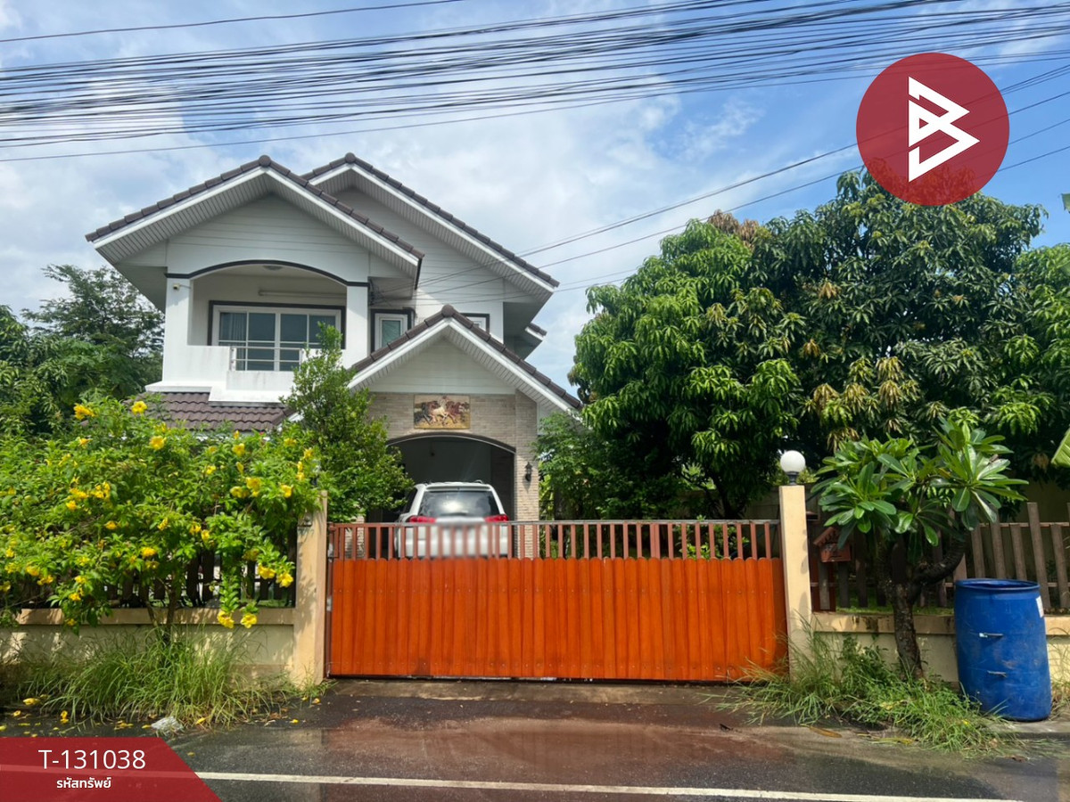 For SaleTownhomePattaya, Bangsaen, Chonburi : Single house for sale Phatthara Village, Grand Ville, Phan Thong, Chonburi