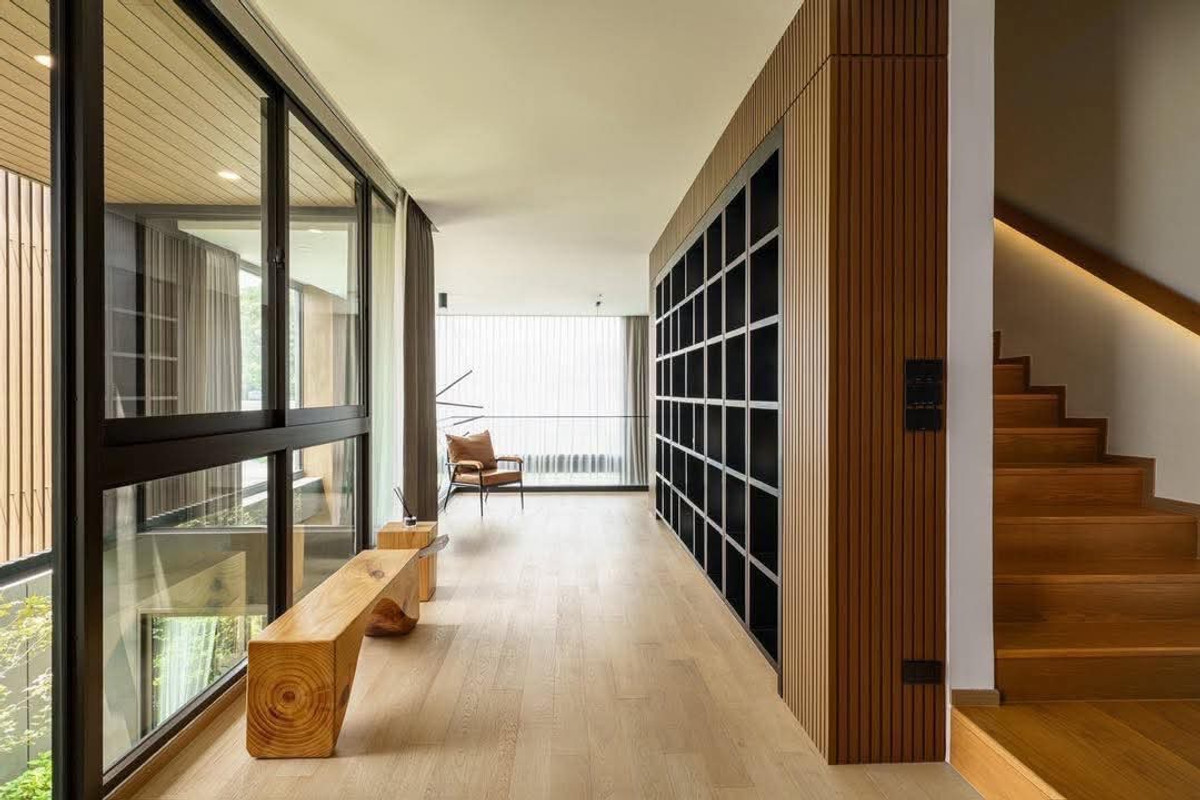 For SaleHouseLadprao101, Happy Land, The Mall Bang Kapi : For Sale Arbor Urban Ekkamai - Ladprao | Luxury house for sale with elevator and furniture, Arbor Urban Ekkamai - Ladprao project (Ladprao 122 Intersection 2)