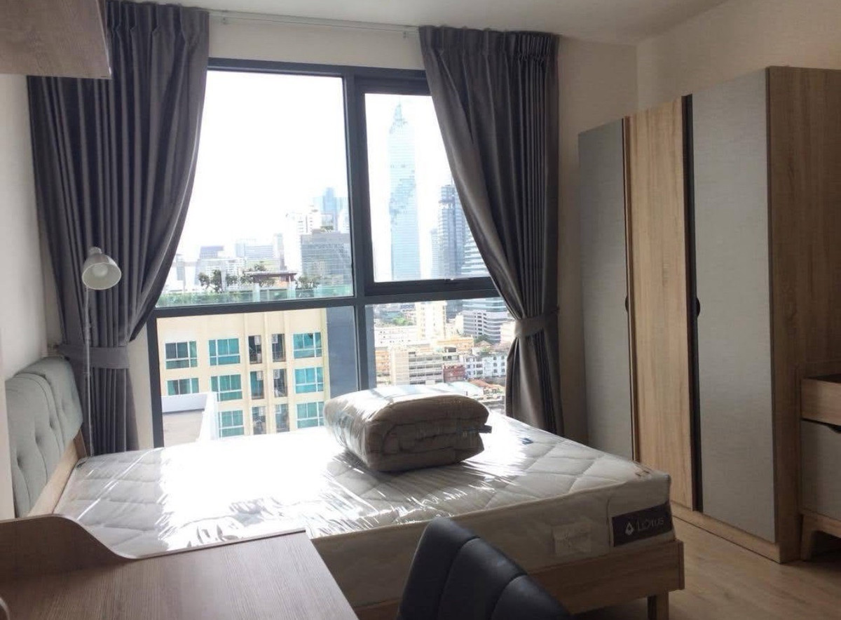 ให้เช่าคอนโดสยาม จุฬา สามย่าน : ให้เช่า Ideo Q Chula-Samyan ชั้น 18 ขนาด 28 ตร.ม. ราคา 18,000 บาท