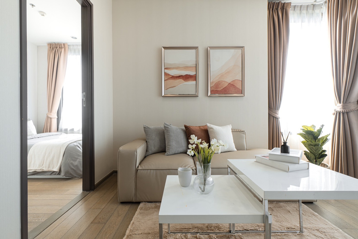 For RentCondoRatchathewi,Phayathai : !! Beautiful room for rent, Condo Pyne By Sansiri, next to BTS Ratchathewi.