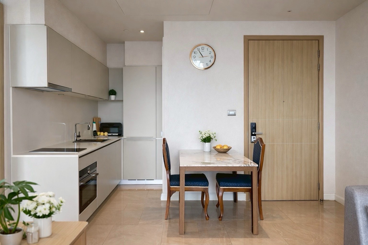 ให้เช่าคอนโดวงเวียนใหญ่ เจริญนคร : 🔹ว่าง 4 Feb 2026 Magnolias waterfront residences🔹• 61 sqm, • High Floor 35++