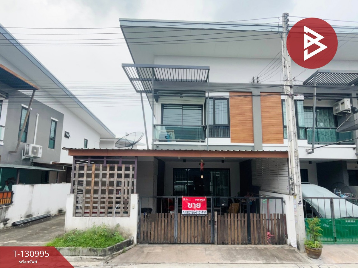 For SaleTownhomePattaya, Bangsaen, Chonburi : Townhome for sale, Parkville Village 3, Sriracha, Chonburi.