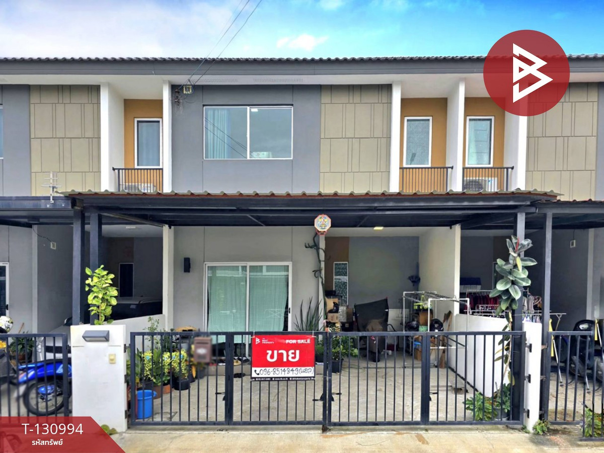 For SaleTownhomeMahachai Samut Sakhon : Townhouse for sale Pruksa Village 133 Rama 2-Ekachai, Samut Sakhon, good location