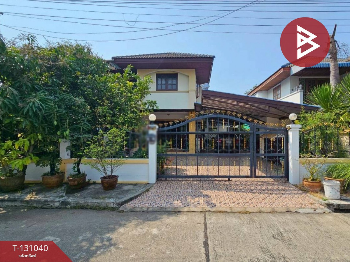 For SaleHousePattaya, Bangsaen, Chonburi : 2-story detached house for sale, Silarom Village, Samet Subdistrict, Chonburi