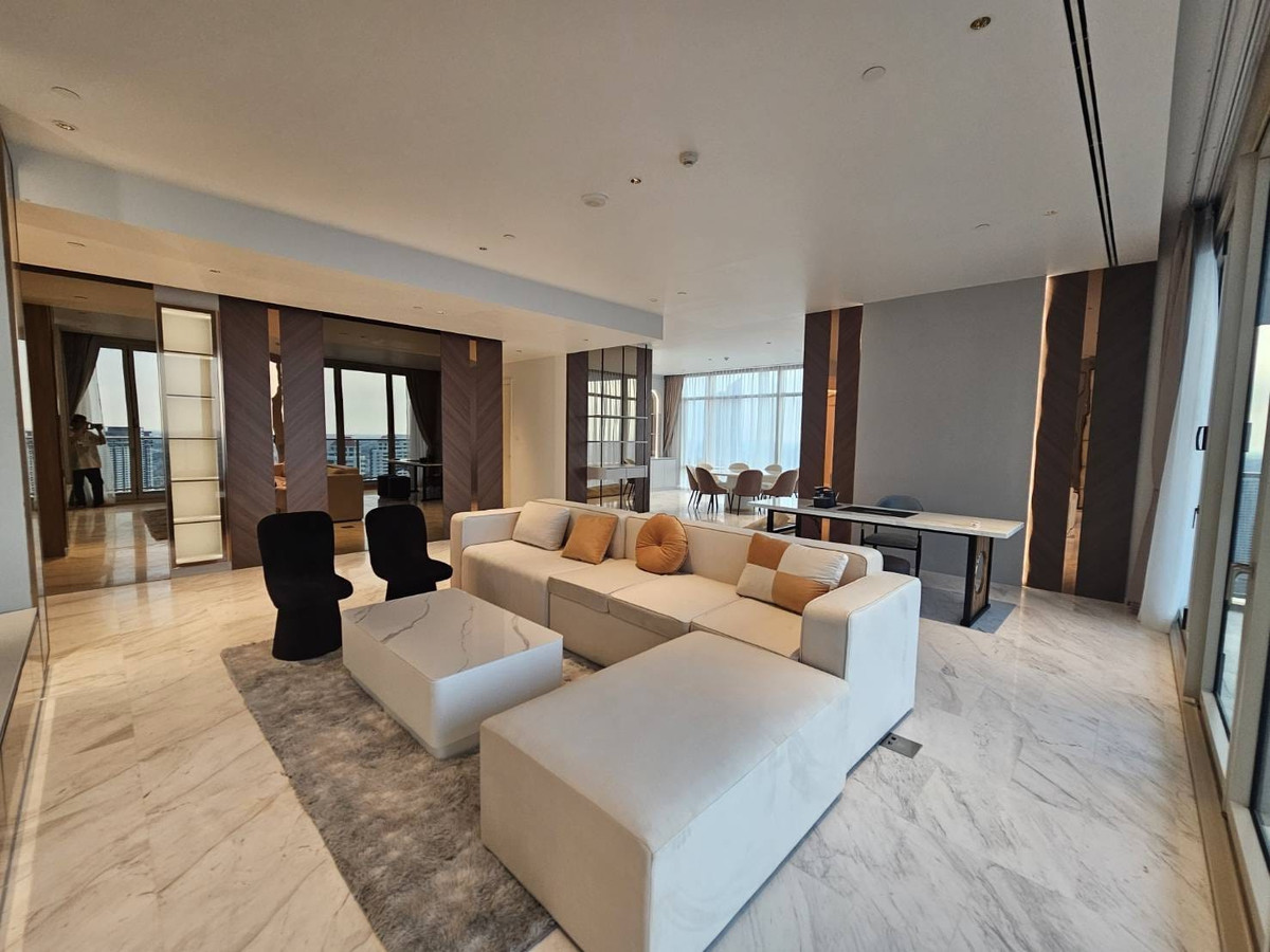 For RentCondoSathorn, Narathiwat : For Rent🔰Four Seasons Private Residences(4Bed)📍Luxury condo Chao Phraya River view, 392sqm