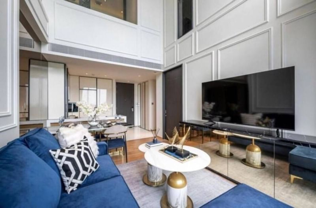 For RentCondoSukhumvit, Asoke, Thonglor : Condo for rent, Beatniq Sukhumvit 32, Duplex type, 2 bedrooms, 2 bathrooms (103 sq m.), Khlong Toei, Bangkok.