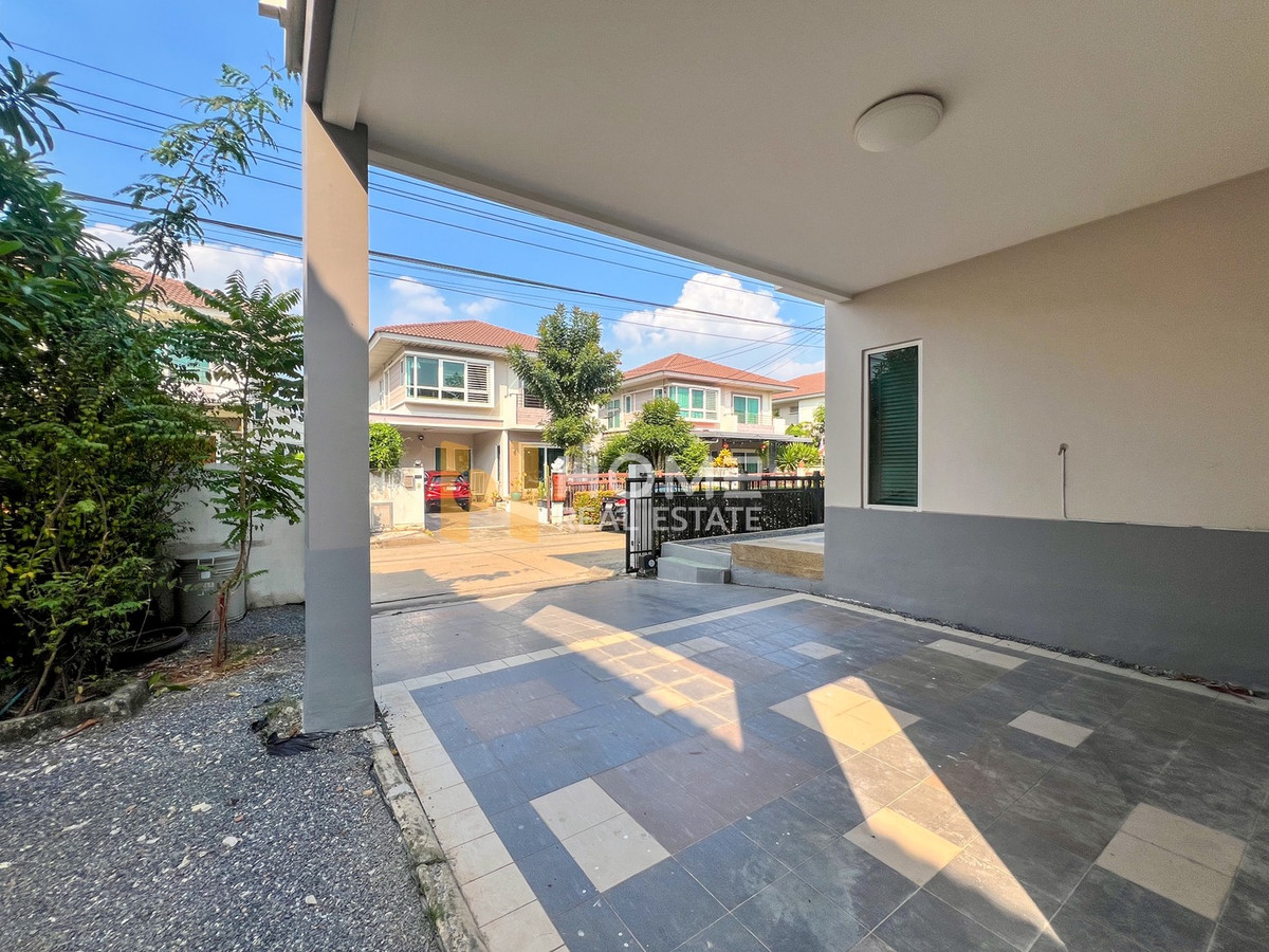 For RentHouseLadkrabang, Suwannaphum Airport : Supalai Gardenville Krungthep Kreetha New Road - Motorway / 4 Bedrooms (FOR RENT), Supalai Garden Ville Krung Thep Kritha - Motorway / 4 Bedrooms (FOR RENT) BZD121