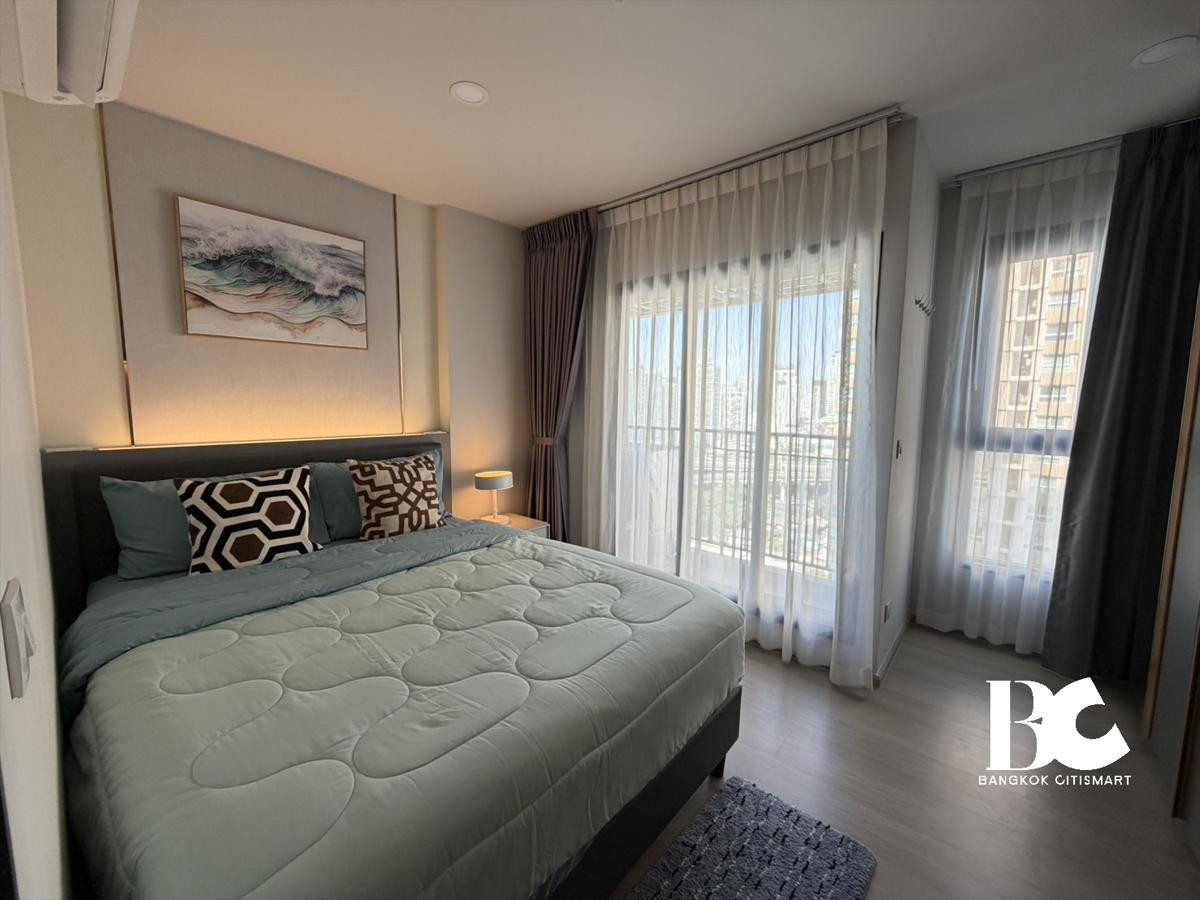 For RentCondoOnnut, Udomsuk : 🚆 ONLY 200m TO BTS ON NUT! Aspire Onnut Station | 19th Floor | Brand New Unit | Fully Furnished! ✨