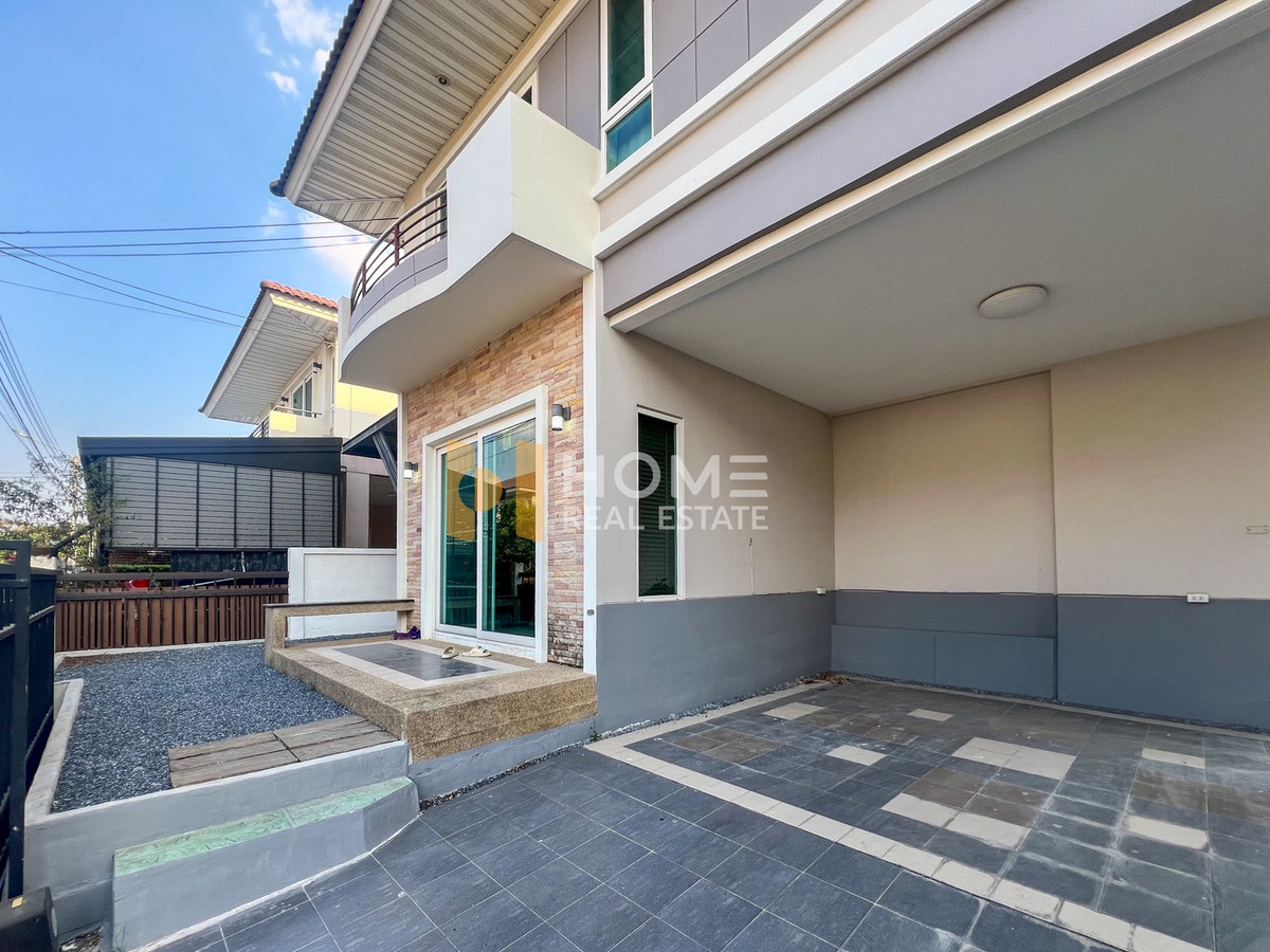 For RentHouseLadkrabang, Suwannaphum Airport : Supalai Gardenville Krungthep Kreetha New Road - Motorway / 4 Bedrooms (FOR RENT), Supalai Garden Ville Krung Thep Kritha - Motorway / 4 Bedrooms (FOR RENT) BZD121