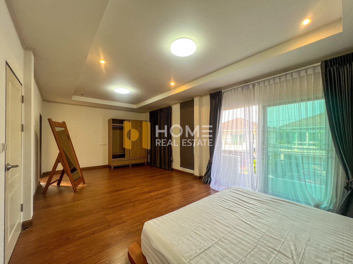 For RentHouseLadkrabang, Suwannaphum Airport : Supalai Gardenville Krungthep Kreetha New Road - Motorway / 4 Bedrooms (FOR RENT), Supalai Garden Ville Krung Thep Kritha - Motorway / 4 Bedrooms (FOR RENT) BZD121
