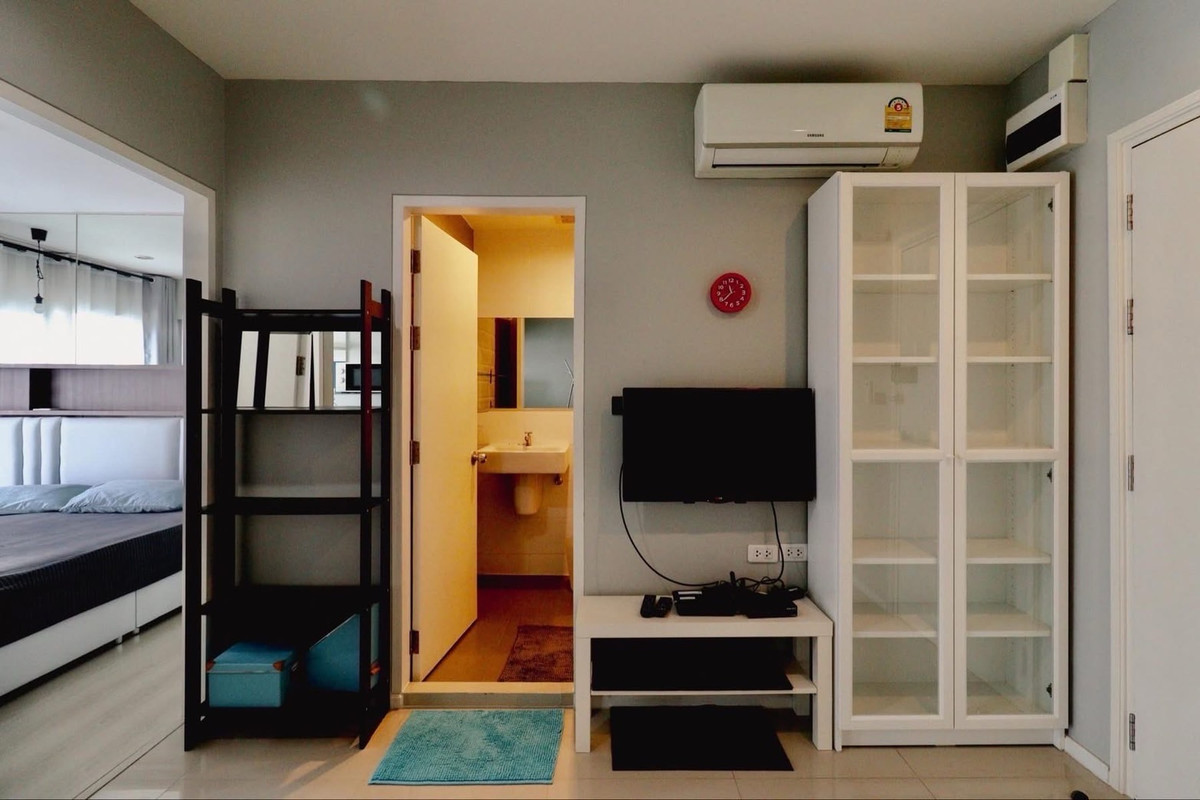 For RentCondoOnnut, Udomsuk : For rent Aspire Sukhumvit 48 (Aspire Sukhumvit 48) 
 🛏️ 1 bedroom 🛁 1 bathroom 🛋️ 1 living room, size 32 sq m. Building N, 19th floor 🌅 City view ✨ Price 14,000 baht ✨