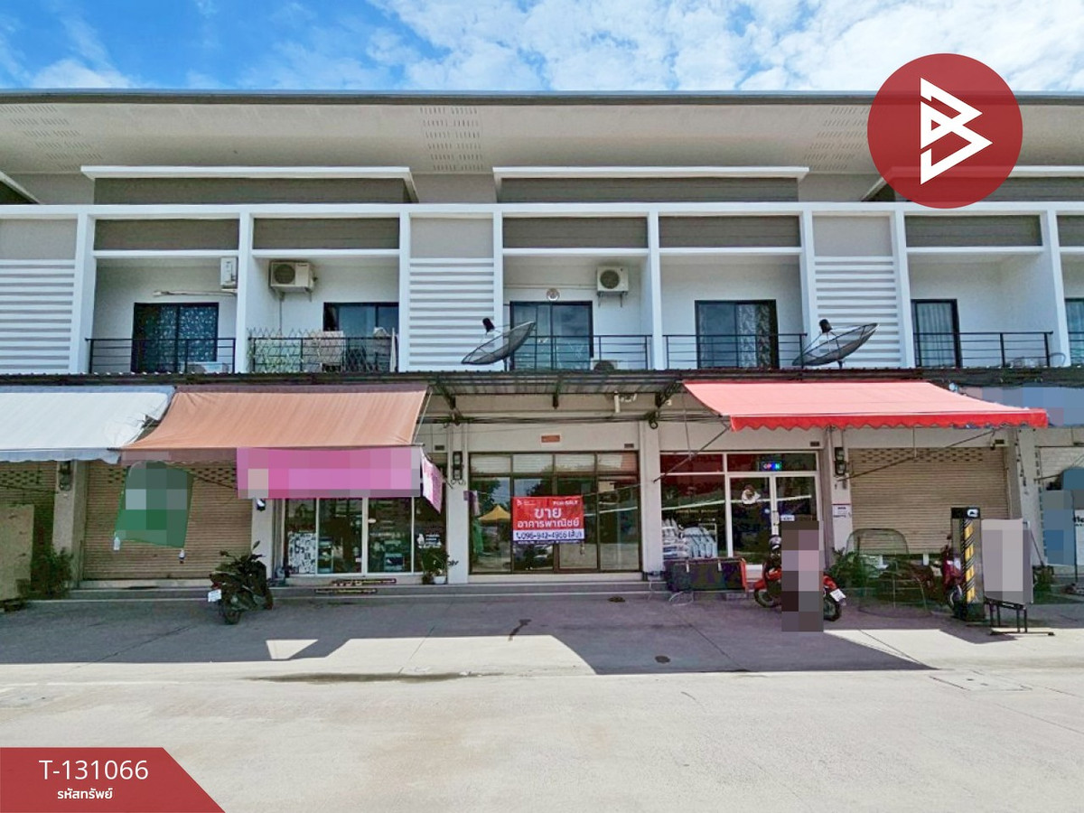 For SaleShop HousePattaya, Bangsaen, Chonburi : 2-story commercial building for sale, Don Hua Lo, Chonburi, trading location.
