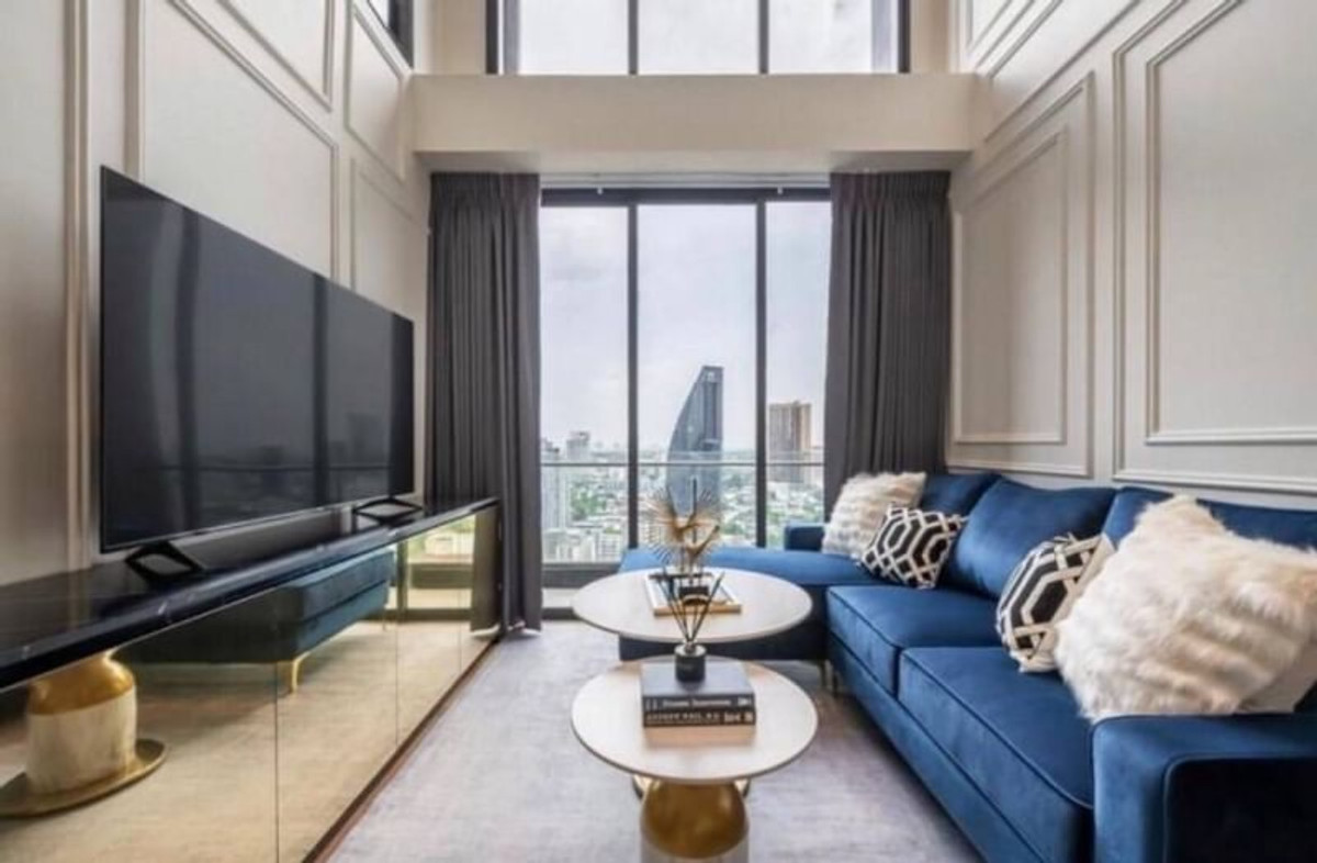 For RentCondoSukhumvit, Asoke, Thonglor : Condo for rent, Beatniq Sukhumvit 32, Duplex type, 2 bedrooms, 2 bathrooms (103 sq m.), Khlong Toei, Bangkok.