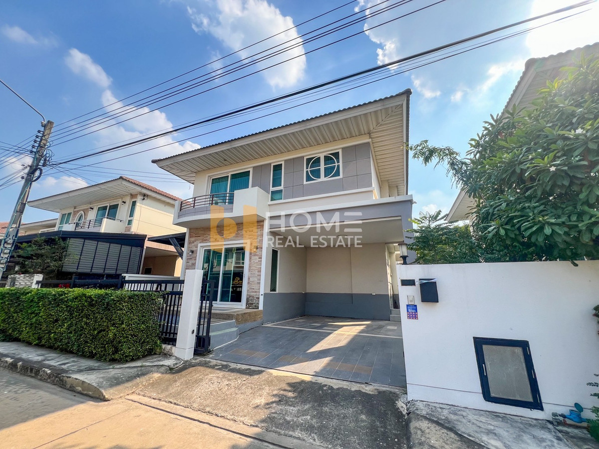 For RentHouseLadkrabang, Suwannaphum Airport : Supalai Gardenville Krungthep Kreetha New Road - Motorway / 4 Bedrooms (FOR RENT), Supalai Garden Ville Krung Thep Kritha - Motorway / 4 Bedrooms (FOR RENT) BZD121