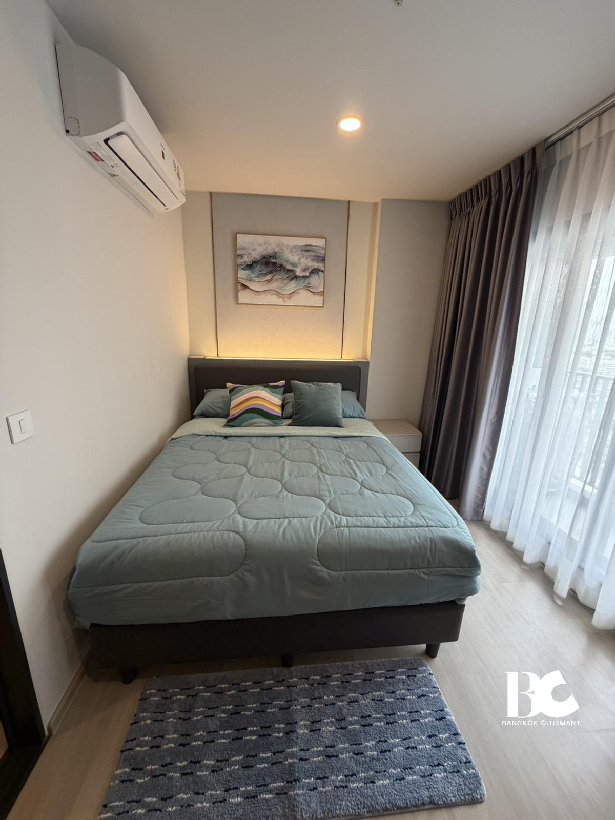 For RentCondoOnnut, Udomsuk : 🚆 ONLY 200m TO BTS ON NUT! Aspire Onnut Station | 19th Floor | Brand New Unit | Fully Furnished! ✨