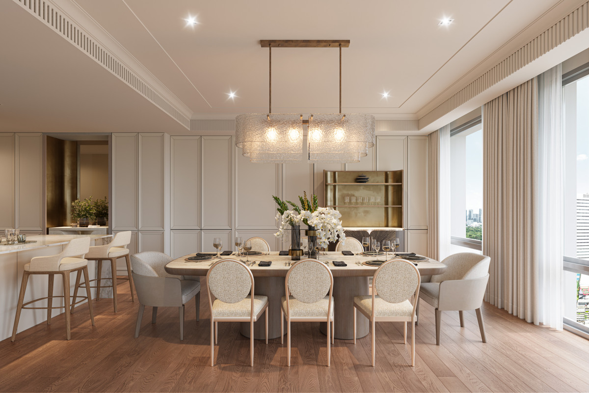 ขายคอนโดสุขุมวิท อโศก ทองหล่อ : คอนโดสุดหรู 3 ห้องนอน ที่ Inter Continental Residences Bangkok , Contact 062-496-6454