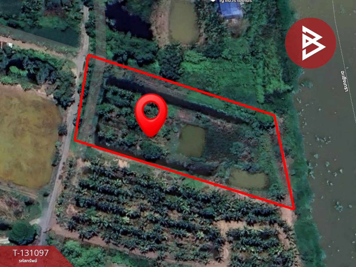 For SaleLandChachoengsao : Land for sale, area 5 rai, next to Bang Pakong River, Yothaka Subdistrict, Bang Nam Priao, Chachoengsao.