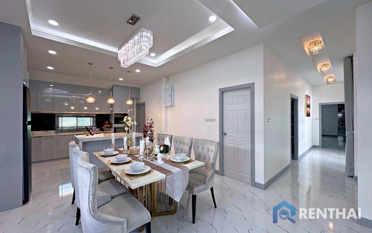 ขายบ้านพัทยา บางแสน ชลบุรี สัตหีบ : บ้านเดี่ยวหลังมุมพร้อมสระว่ายน้ำ – หมู่บ้านอิมเพรส ซอยสยามคันทรีคลับ