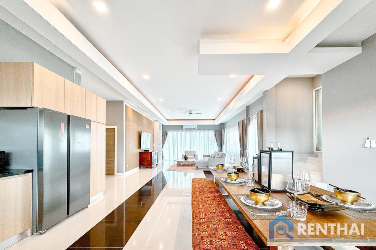 ขายบ้านพัทยา บางแสน ชลบุรี สัตหีบ : บ้านเดี่ยวรีโนเวทใหม่ ตกแต่งสวยงาม สไตล์โมเดิร์น พร้อมอยู่