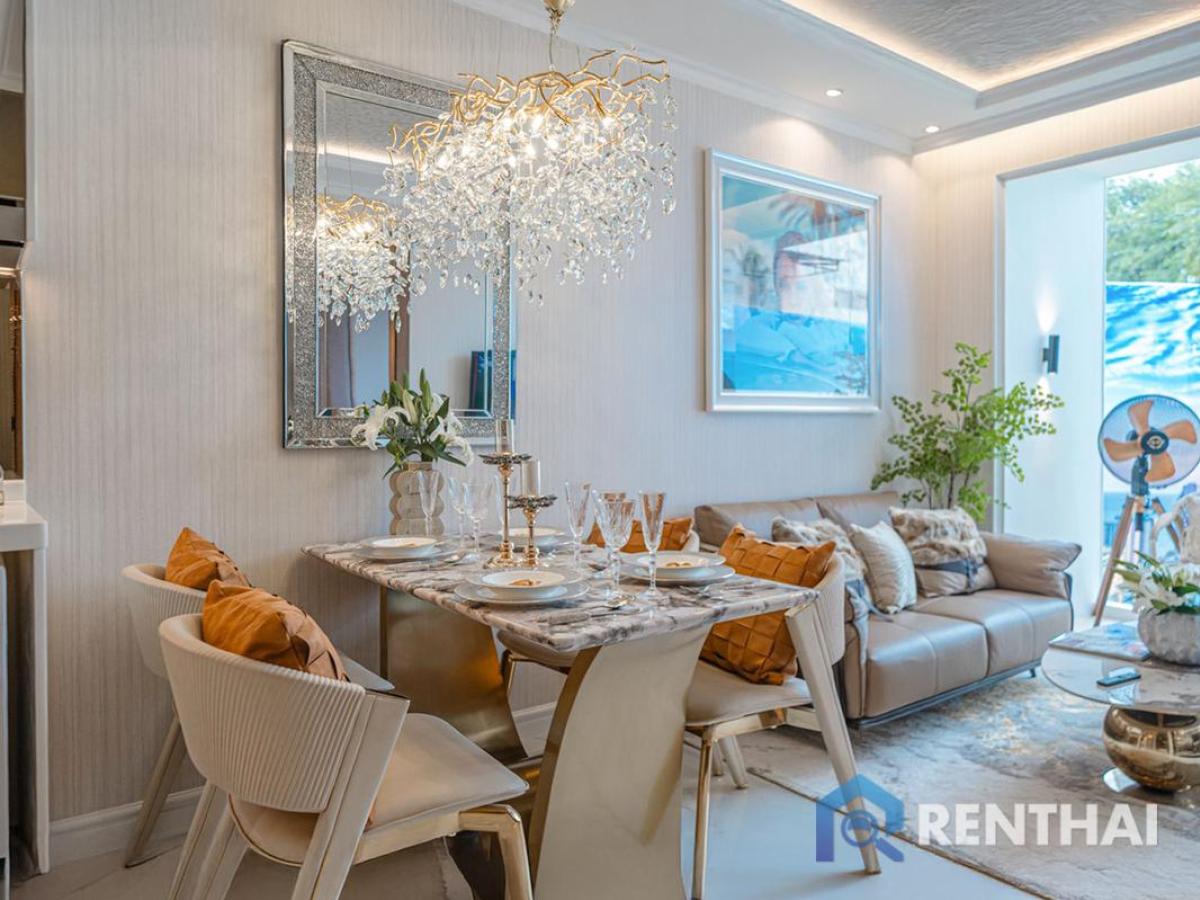 ขายคอนโดพัทยา บางแสน ชลบุรี สัตหีบ : ขายดาวน์ The Riviera Malibu ห้องหัวมุม