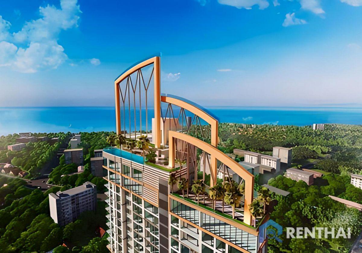 ขายคอนโดพัทยา บางแสน ชลบุรี สัตหีบ : ขายดาวน์ The Riviera Malibu ห้องหัวมุม