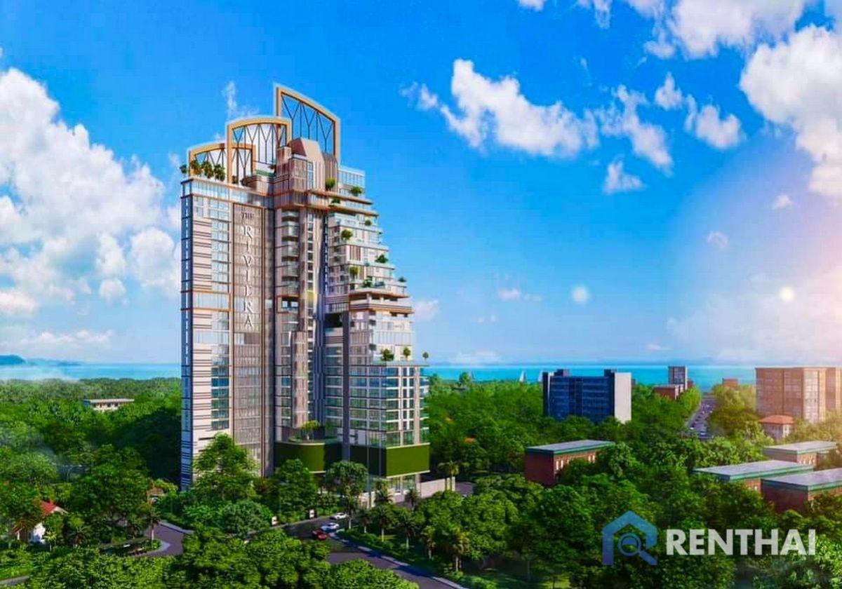 ขายคอนโดพัทยา บางแสน ชลบุรี สัตหีบ : ขายดาวน์ The Riviera Malibu ห้องหัวมุม