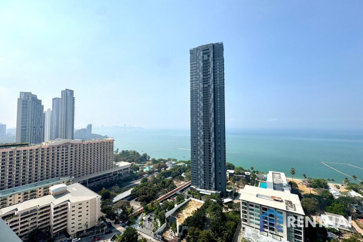 ขายคอนโดพัทยา บางแสน ชลบุรี สัตหีบ : ขายห้องวิวทะเลสวยๆ ตำแหน่งหายาก ราคาดีๆ The Riviera Wongamat สตูดิโอ ขนาด 31 ตร.ม. ชื่อต่างชาติ