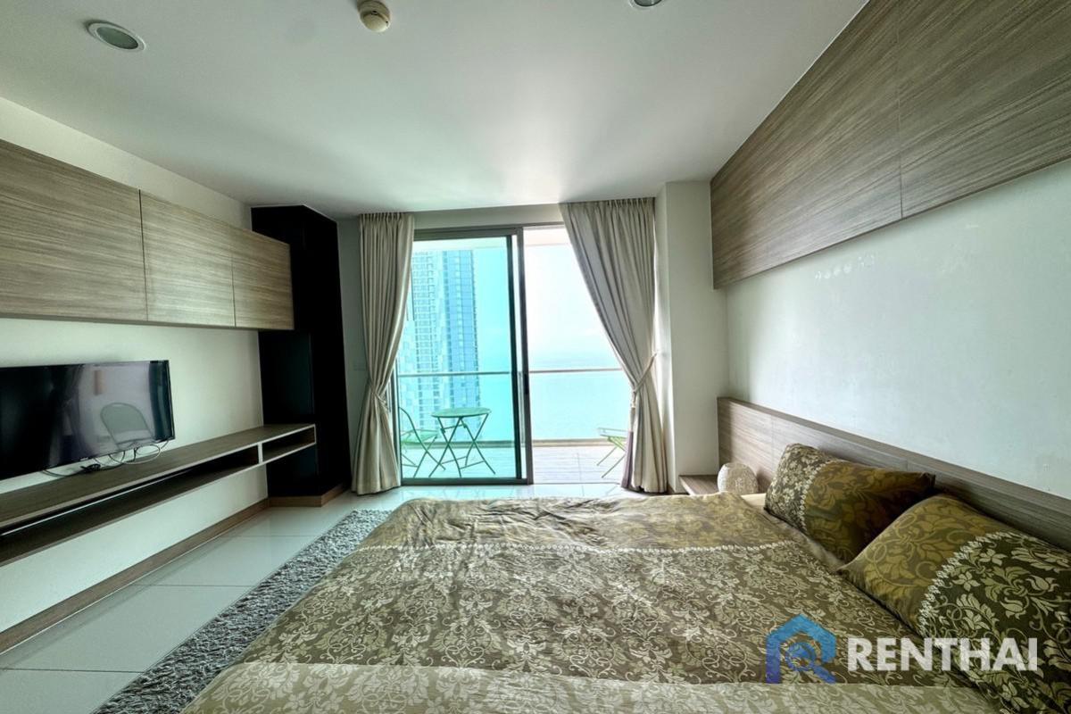 ขายคอนโดพัทยา บางแสน ชลบุรี สัตหีบ : ขายห้องวิวทะเลสวยๆ ตำแหน่งหายาก ราคาดีๆ The Riviera Wongamat สตูดิโอ ขนาด 31 ตร.ม. ชื่อต่างชาติ