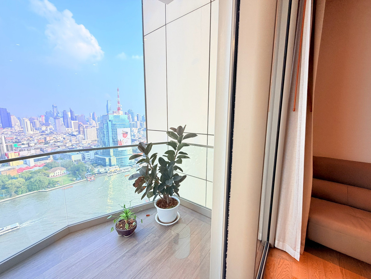 For RentCondoWongwianyai, Charoennakor : 90k ✨ Magnolias Icon Siam✨ - Luxury condo, 2 bedrooms, high floor, along the Chao Phraya River.