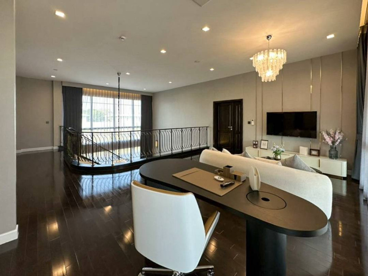 For RentHouseLadkrabang, Suwannaphum Airport : Single house Grand Bangkok Boulevard Krungthep Kreetha / 5 bedrooms (FOR RENT) BZD122