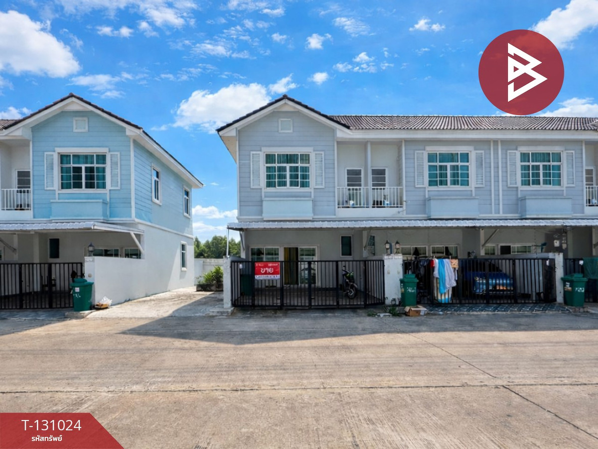 For SaleTownhomeNakhon Pathom : 2-story townhouse for sale, area 21.7 sq m, Sam Phran, Nakhon Pathom.