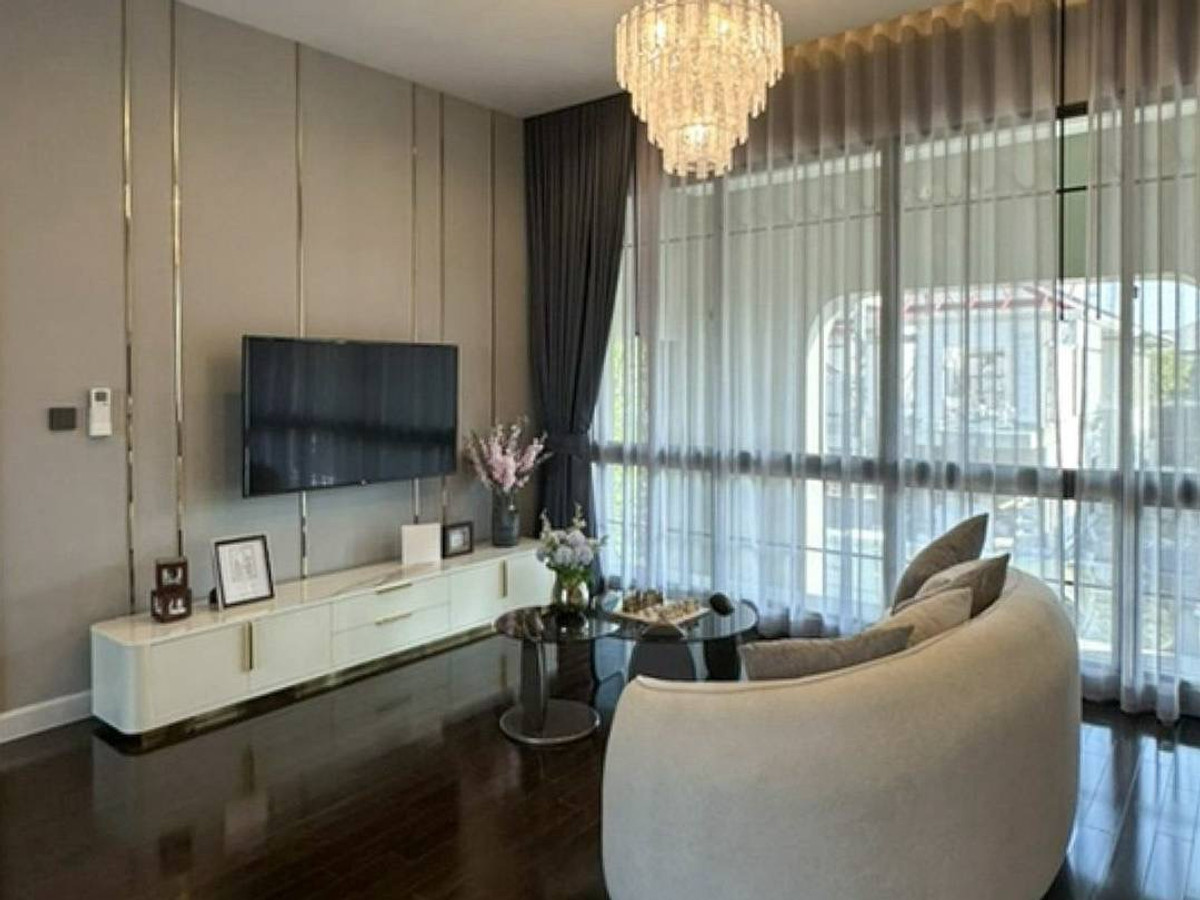 For RentHouseLadkrabang, Suwannaphum Airport : Single house Grand Bangkok Boulevard Krungthep Kreetha / 5 bedrooms (FOR RENT) BZD122