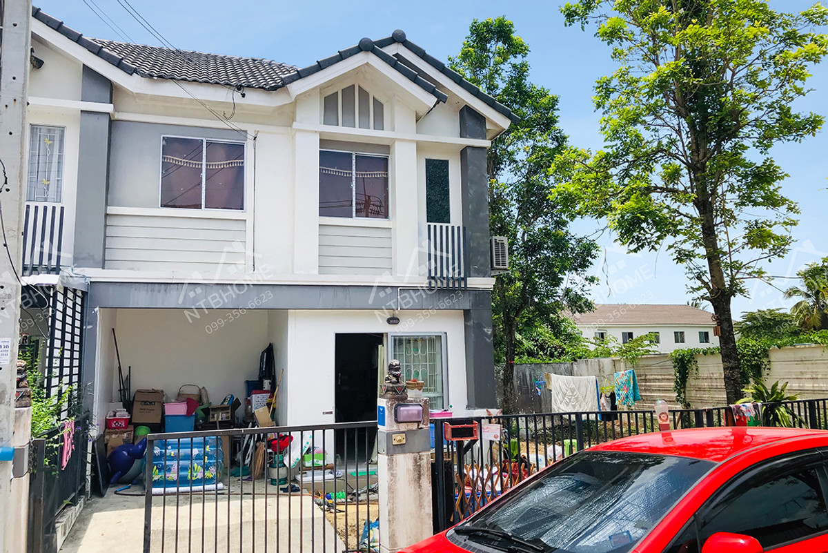 For SaleTownhomeNonthaburi, Bang Yai, Bangbuathong : Baan Pruksa 76 Bang Yai-Kaew In, corner plot, 45.9 sq m, good location near Central Westgate.