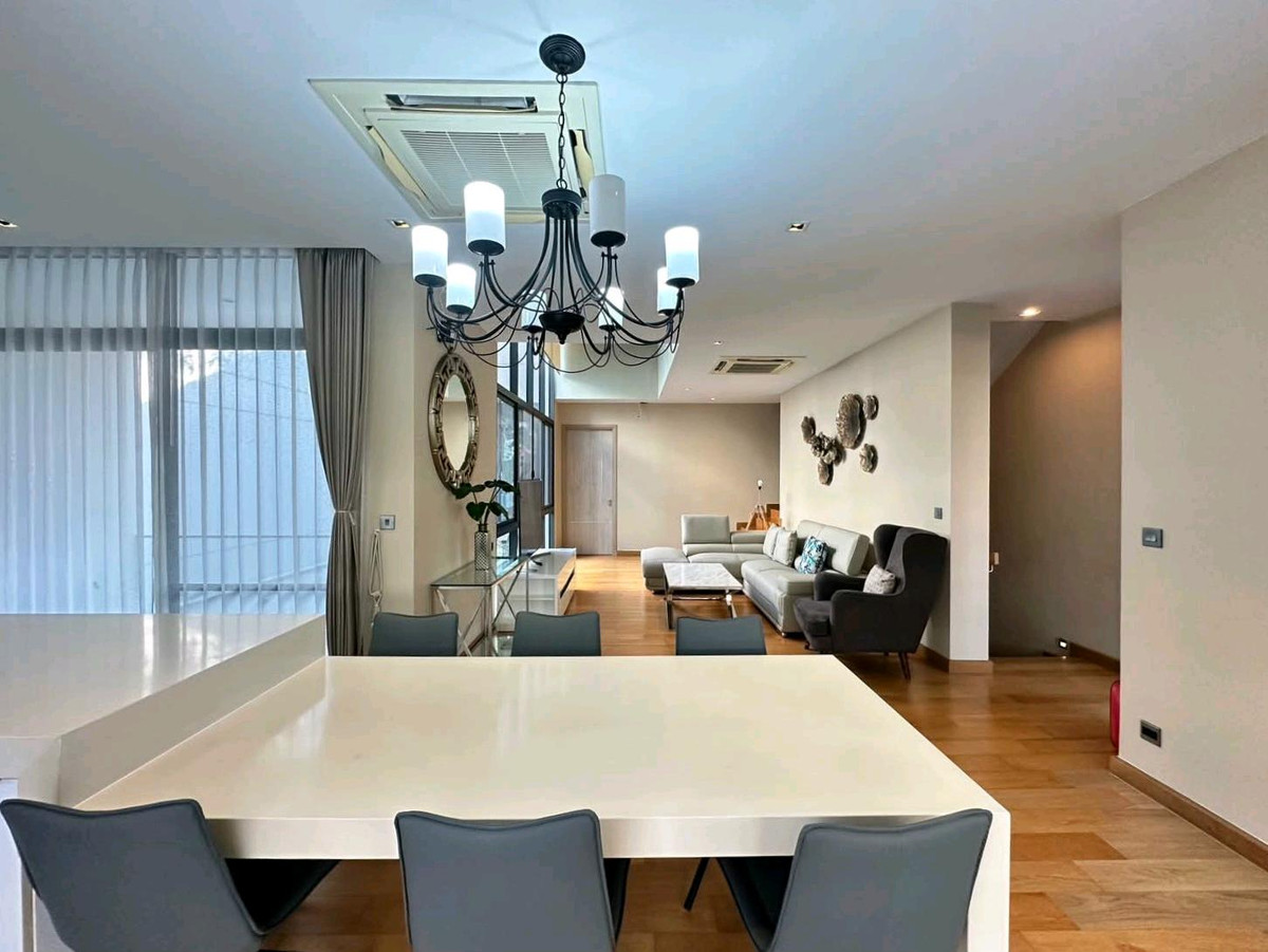 ให้เช่าบ้านพระราม 9 เพชรบุรีตัดใหม่ RCA : 🚩For Rent : Parc priva (พาร์ค พรีว่า) / 4bed, 5bath / 🔋🔌EV charger / Newly Renovated 