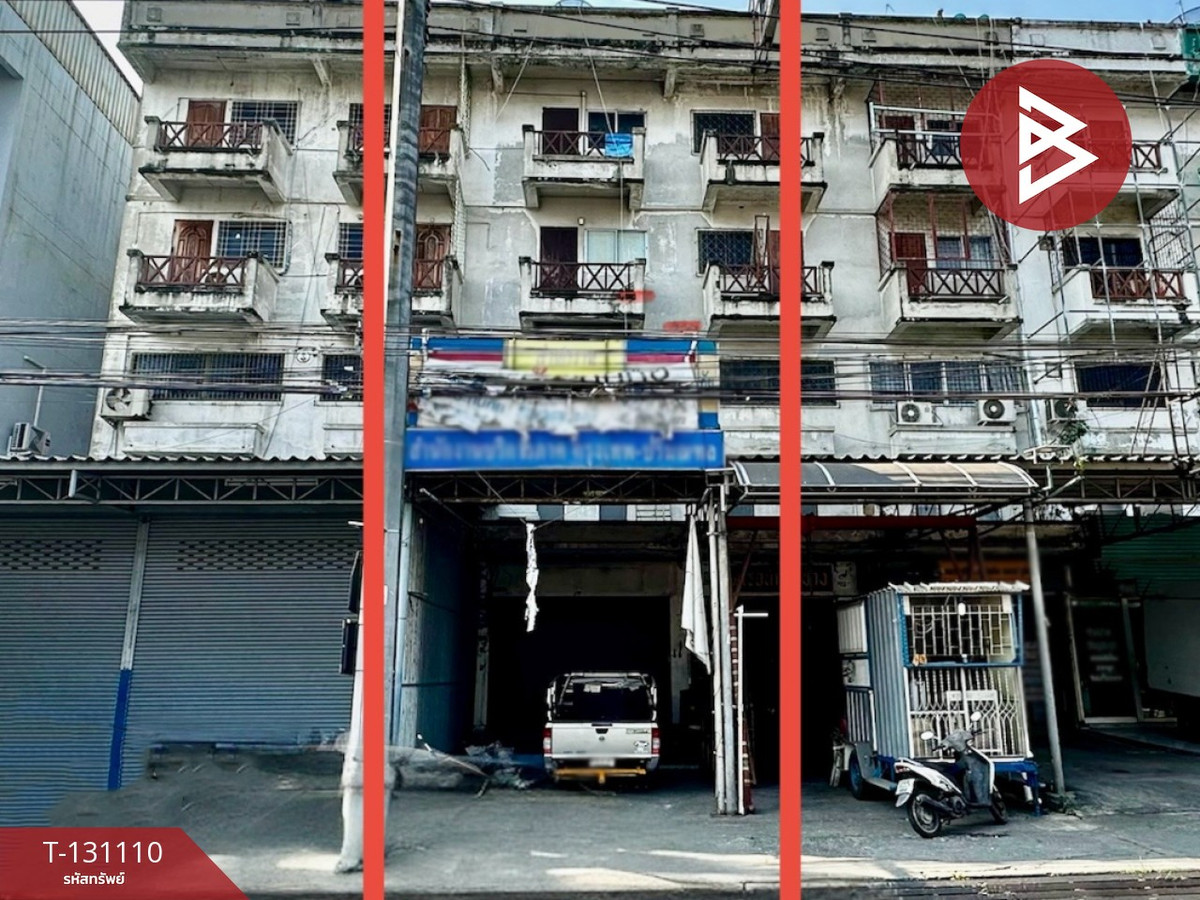 For SaleShop HouseSamut Prakan,Samrong : Commercial building for sale, 3 and a half floors, area 24 square meters, Phraeksa, Samut Prakan.