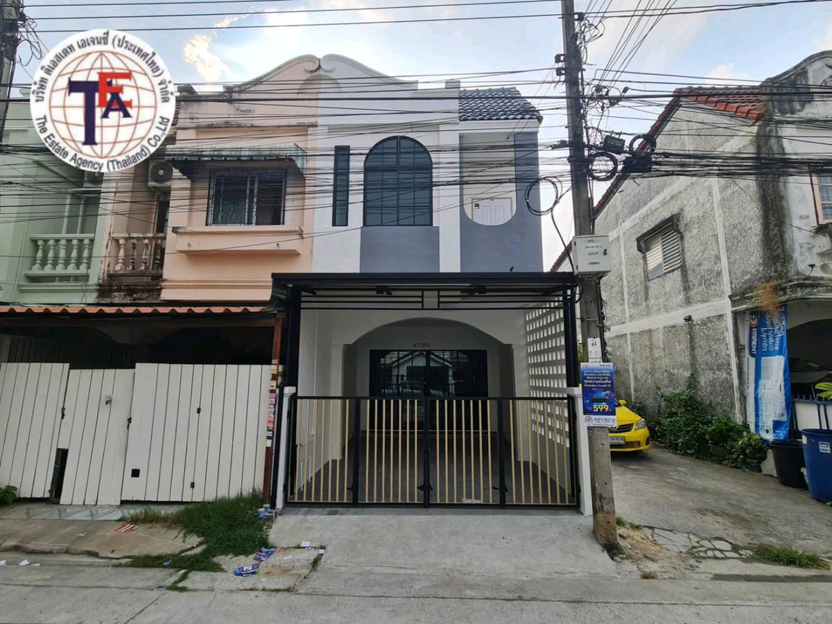 ขายทาวน์โฮมนวมินทร์ รามอินทรา : ขายทาวน์เฮ้าส์ 2 ชั้น หมู่บ้านวรางกูล  เลียบคลองสอง 6 พระยาสุเรนทร์ คู้บอน ตลาดสี่แยกพระพรหม ตลาดเช้า แม็กซ์แวล ูซาฟารีเวิลด ์แฟชั่นไอส์แลนด์ แม็คโคร โลตัส ปัญญาอินทรา รามอินทรา โรงพยาบาลสินแพทย ์โรงพยาบาลนพรัตน์ รถไฟฟ้าสีชมพู โรงเรียนสาธิตพัฒนา