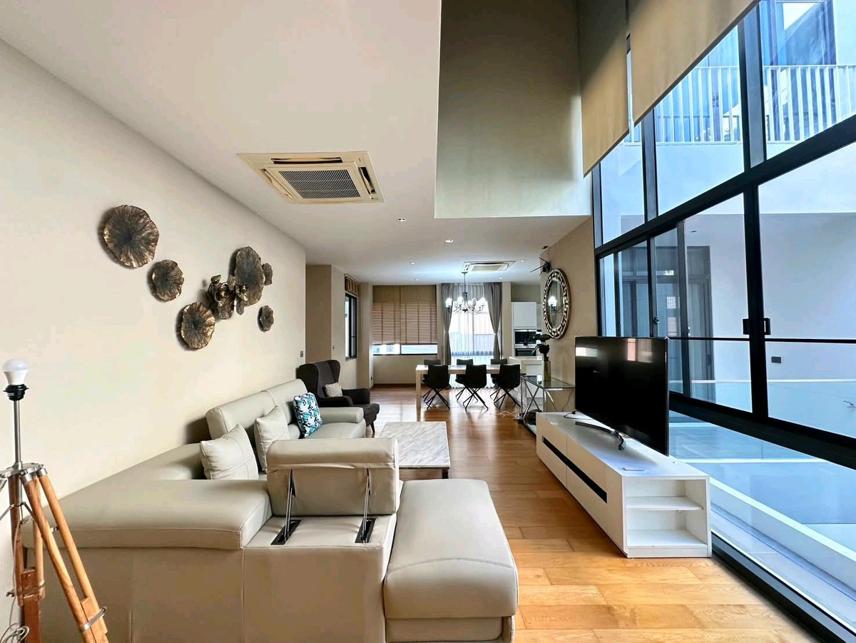 ให้เช่าบ้านพระราม 9 เพชรบุรีตัดใหม่ RCA : 🚩For Rent : Parc priva (พาร์ค พรีว่า) / 4bed, 5bath / 🔋🔌EV charger / Newly Renovated 