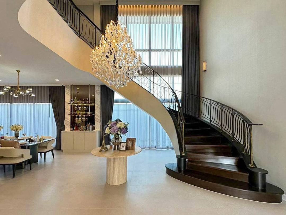 For RentHouseLadkrabang, Suwannaphum Airport : Single house Grand Bangkok Boulevard Krungthep Kreetha / 5 bedrooms (FOR RENT) BZD122