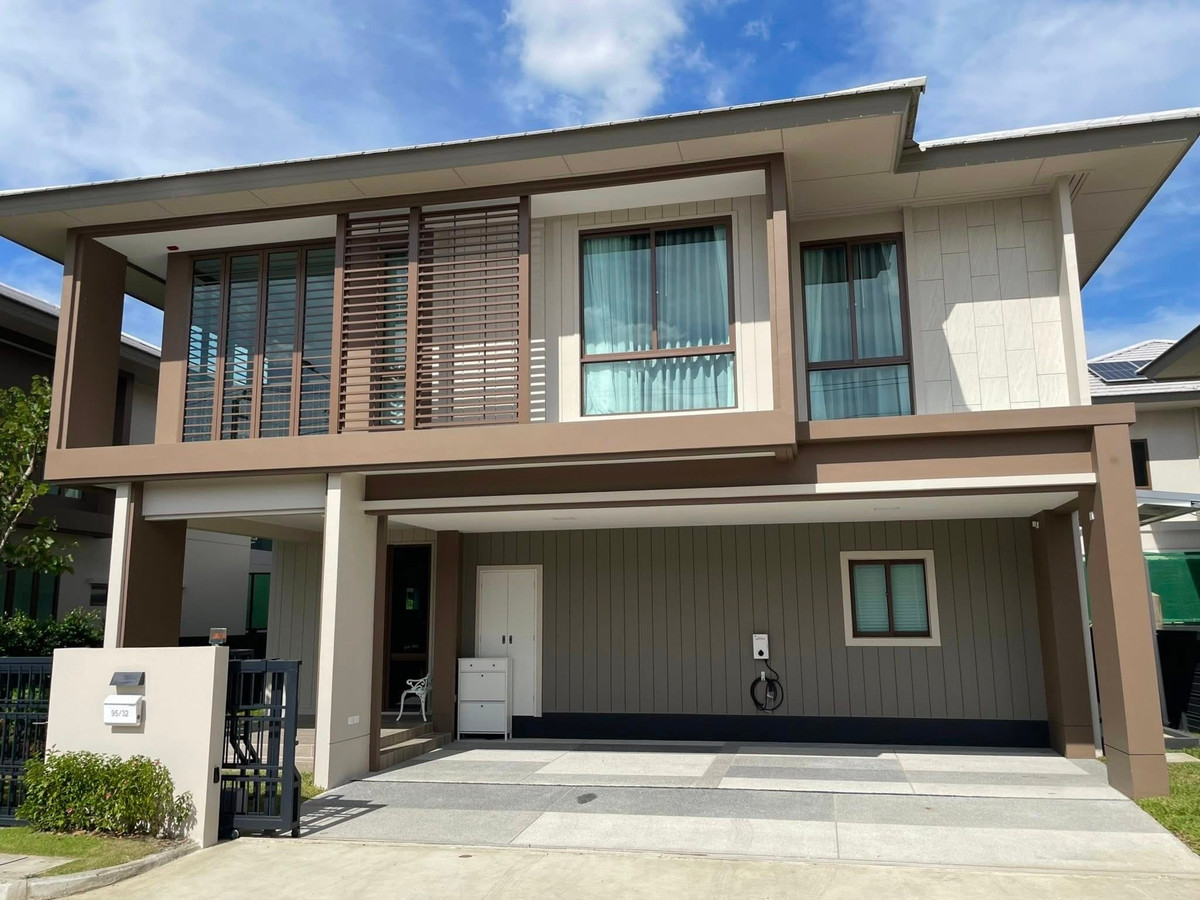 ให้เช่าบ้านพัฒนาการ ศรีนครินทร์ : ให้เช่า | บ้านเดี่ยวโครงการ Burasiri Krungthep Kreetha บ้านครอบครัวคุณภาพ ติดโรงเรียนนานาชาติไบรท์ตัน เฟอร์นิเจอร์ครบ พร้อมเข้าอยู่